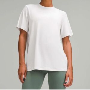 Lululemon Jersey Training Short-Sleeve Shirt Light Vapor Size 6